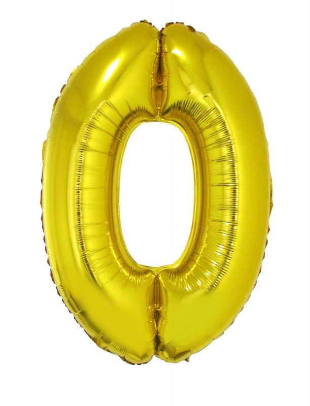GOLD #0 40" MYLAR-PKG