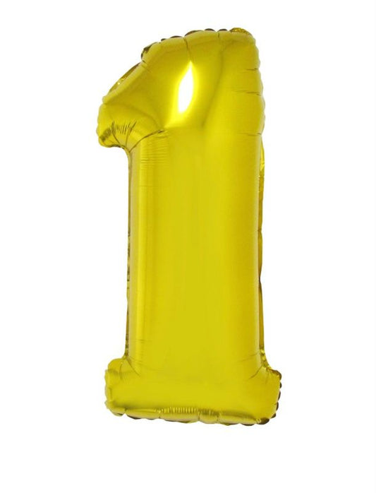 GOLD #1 40" MYLAR-PKG