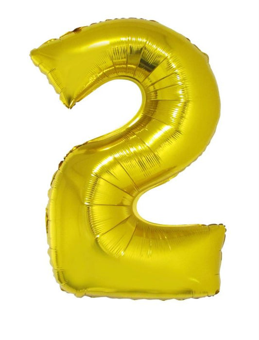 GOLD #2 40" MYLAR-PKG