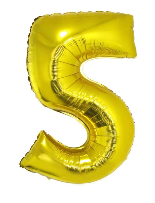GOLD #5 40" MYLAR-PKG