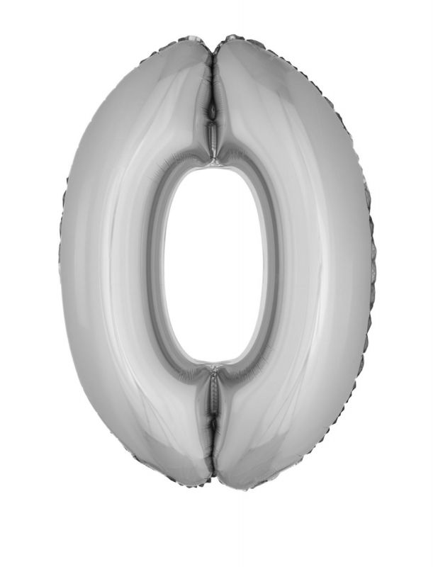 SILVER #0 40" MYLAR-PKG