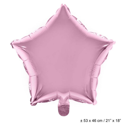 PINK STAR 18" MYLAR-PKG