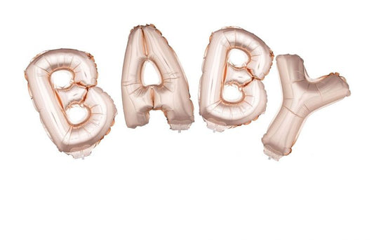 CHAMPAGNE BABY BALLOON SET - AF