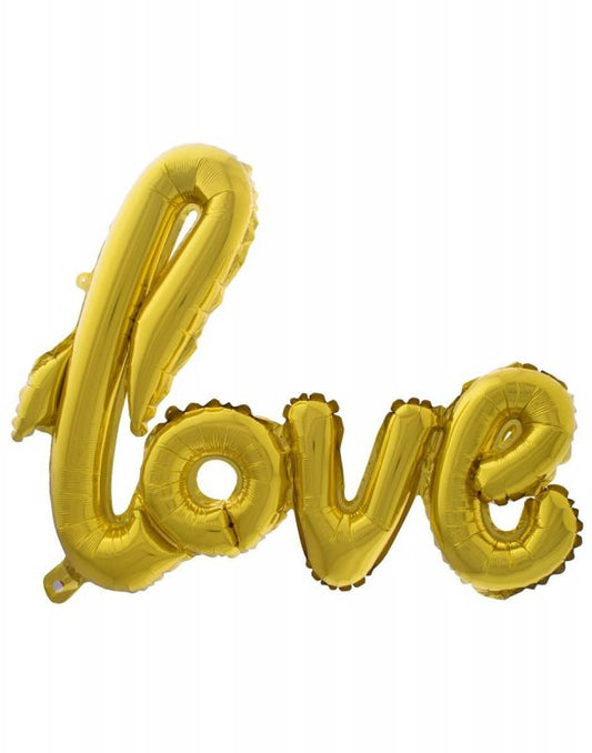 GOLD LOVE BALLOON SET - AF