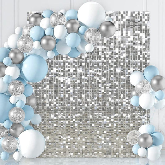 SHIMMER WALL 11.8" X 11.8" PANEL (1 PACK) SILVER
