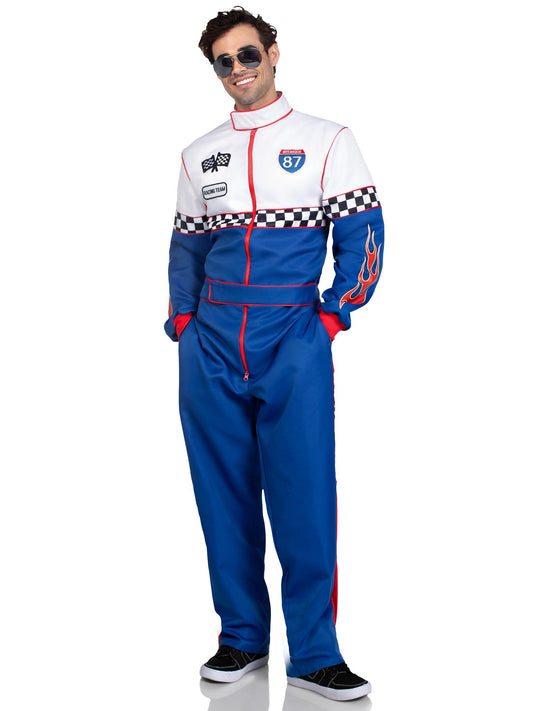 SPEEDWAY RACER COSTUME MENS LRG