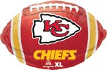 NFL CHIEFS FOOTBALL 18" SHAPE MYLAR