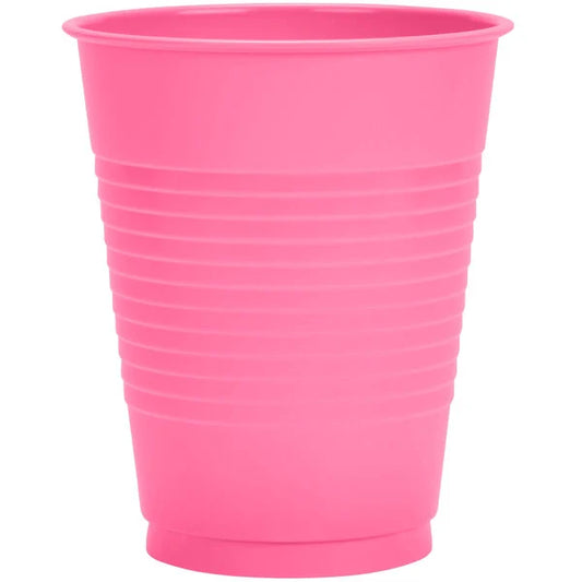 CANDY PINK 16OZ PL CUPS