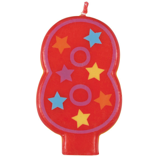 #8 DECORATIVE BIRTHDAY CANDLE