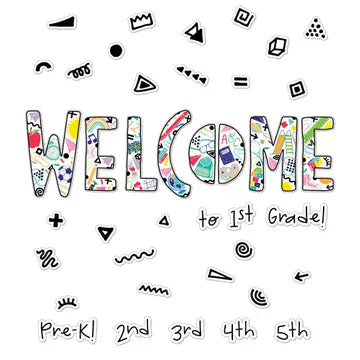 HAPPY PLACE WELCOME BULLETIN BOARD SET 45PC