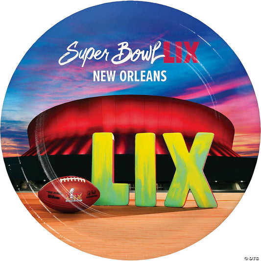 SUPER BOWL LIX 8.75" PAPER PLATE