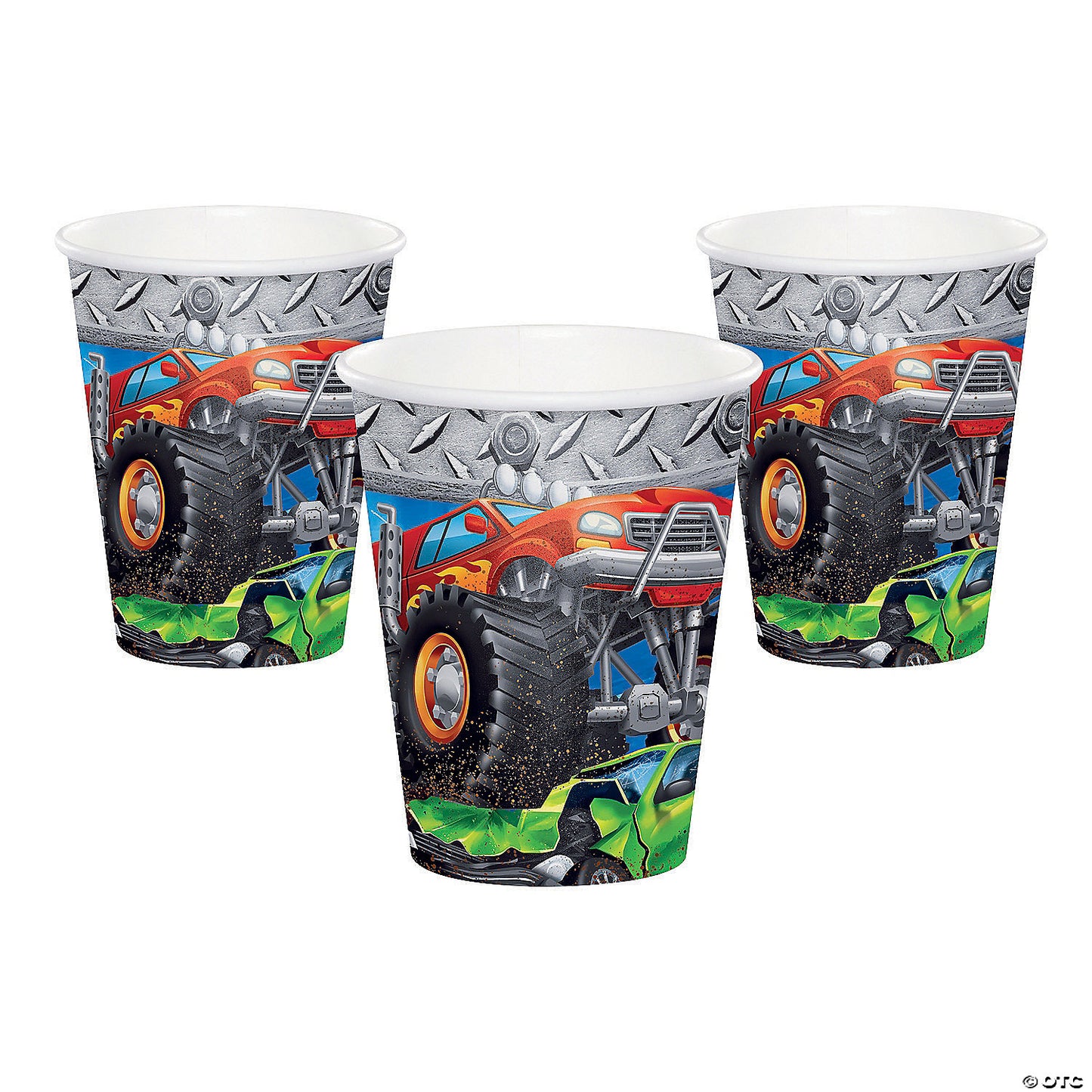 MONSTER TRUCK RALLY 9OZ CUPS