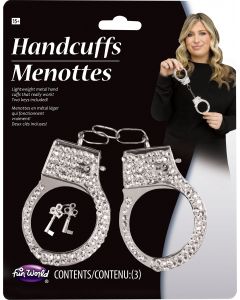 RHINESTONE HAND CUFFS