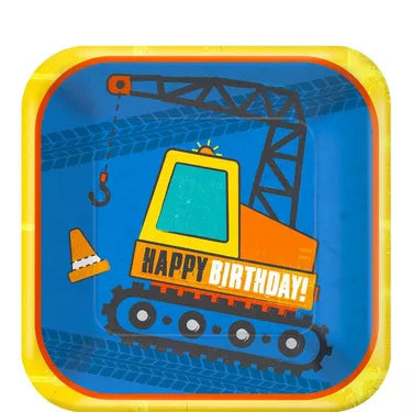 CONSTRUCTION 9 IN SQUARE PAPER