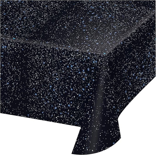 SPACE BLAST PLASTIC TABLECOVER
