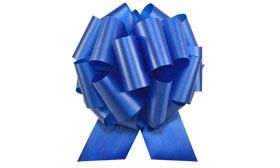 8" PULL BOW NAVY BLUE