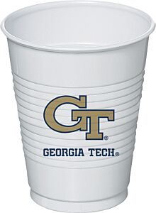 GEORGIA TECH 16 OZ PLASTIC CUPS