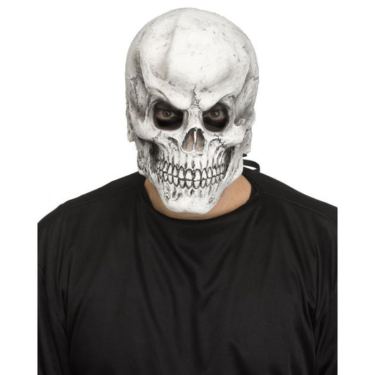 REALISTIC SKULL MASK WHITE