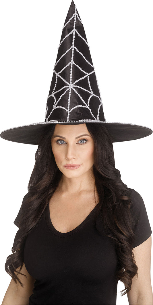 PEARL SPIDER WITCH HAT