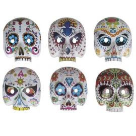 DAY OF THE DEAD MASK-ASST