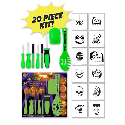 20 PC FAMILY CARVING KIT
