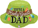 FATHER'S DAY FISHING HAT SHP MYLAR