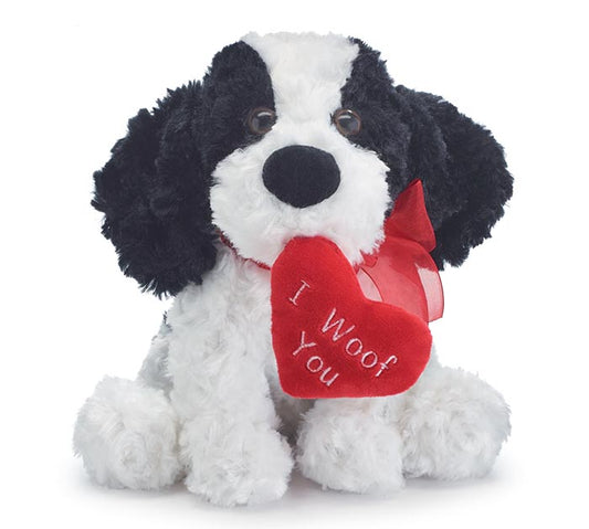 PLUSH PUPPY I WOOF YOU
