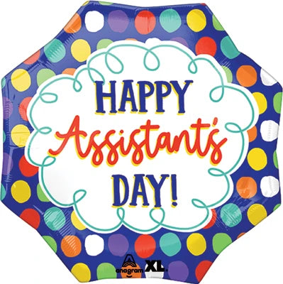 22" ASSISTANTS DAY DOTS MYLAR