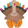 THANKSGIVING TURKEY AIRFILL DECOR MYLAR