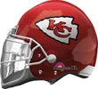 NFL CHIEFS HELMET SHAPED 21" MYLAR