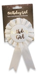 BIRTHDAY GIRL BADGE ROSE GLD