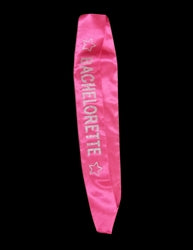 BACHELORETTE SASH HOT PINK