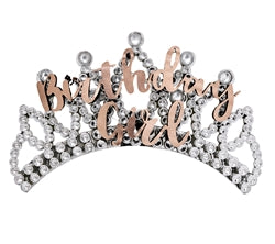 BIRTHDAY GIRL TIARA ROSE GOLD