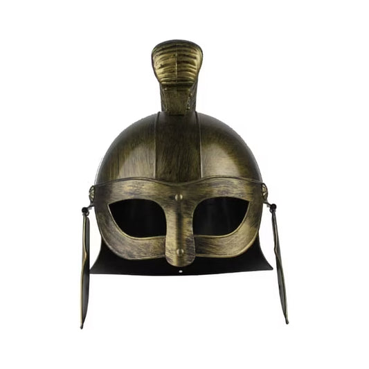 GOLD ROMAN FIGHTER HELMET