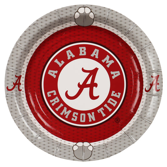 ALABAMA ROLL TIDE 7" PPR PLATE 8CT