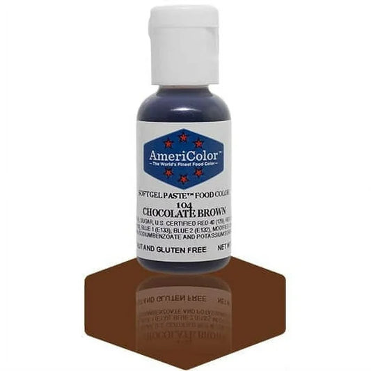 SOFT GEL PASTE .75OZ CHOCOLATE BROWN
