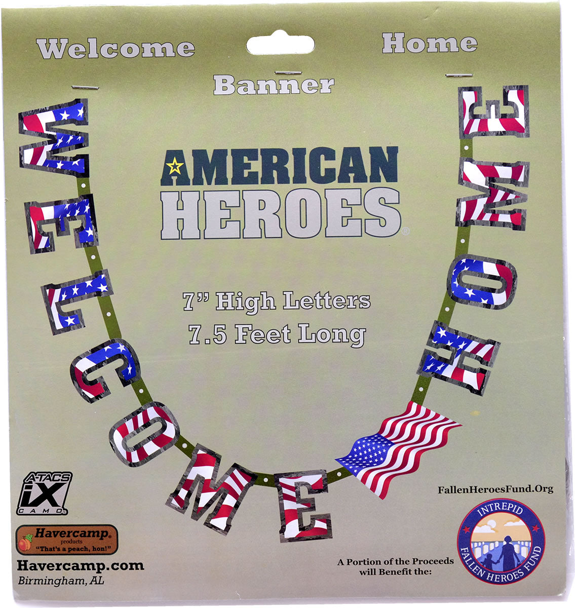 WELCOME HOME PATRIOTIC BANNER