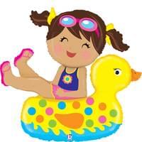 GIRL FLOATIE SHAPER 41" MYLAR