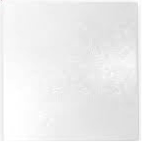 10" SQUARE DRUM WHITE