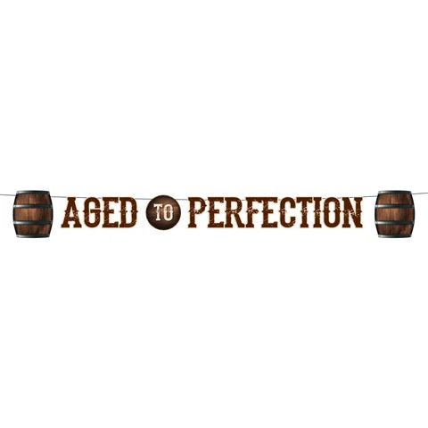 AGED TO PERFECTION BANNER