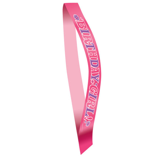 BDAY GIRL SATIN SASH