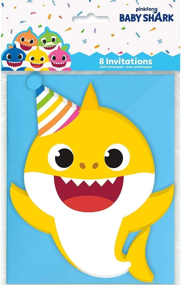 BABY SHARK INVITATIONS
