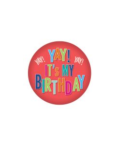 YAY IT'S MY BIRTHDAY BUTTON