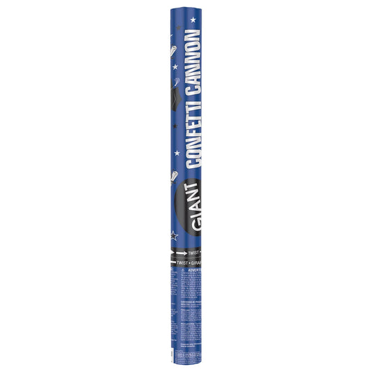 GRAD CONFETTI CANNON BLUE