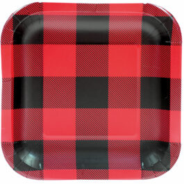 BUFFALO PLAID 9" PLATES