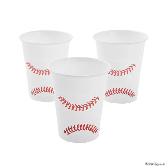 BASEBALL STICTCHING PL CUPS 50CT