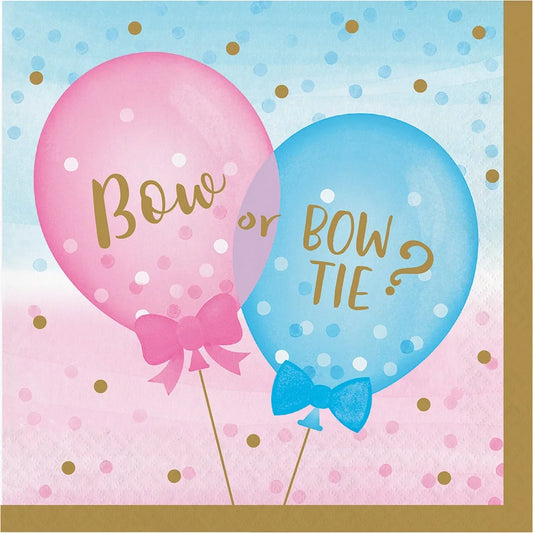 LUNCHEON NAPKINS GENDER REVEAL