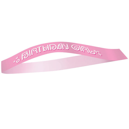 DLX BDAY GIRL SATIN SASH