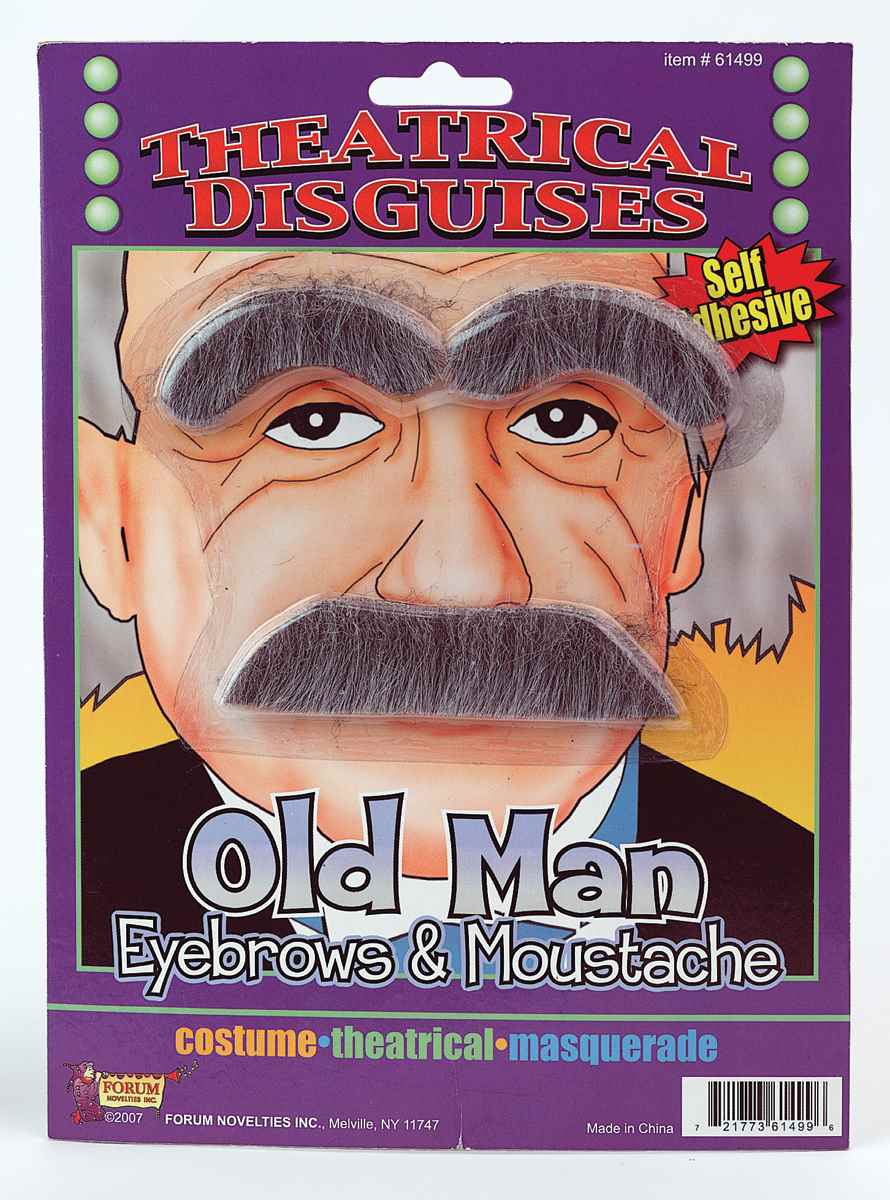 OLD MAN EYEBROWS/MOUSTACHE