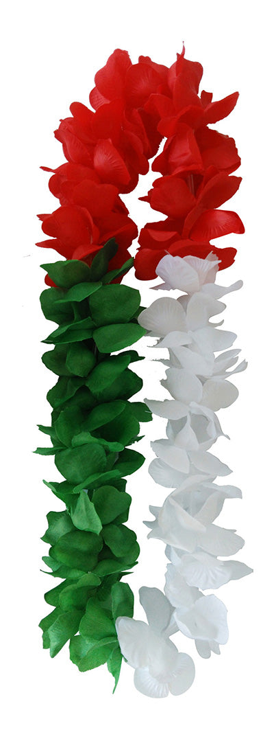 48" LEI RED/WHT/GRN